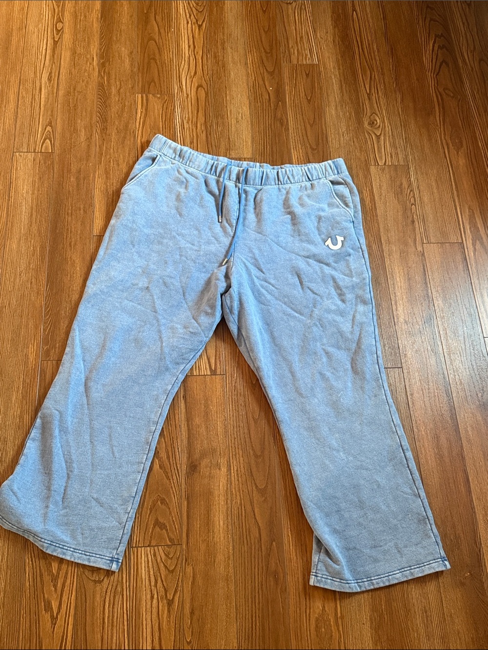 True Religion  Light Blue Sweatpants